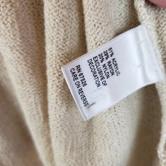 True Beauty by Emme Women's Size 2 Plus (XL) embroidered sleeves Sweater Jacket - Picture 11 of 15